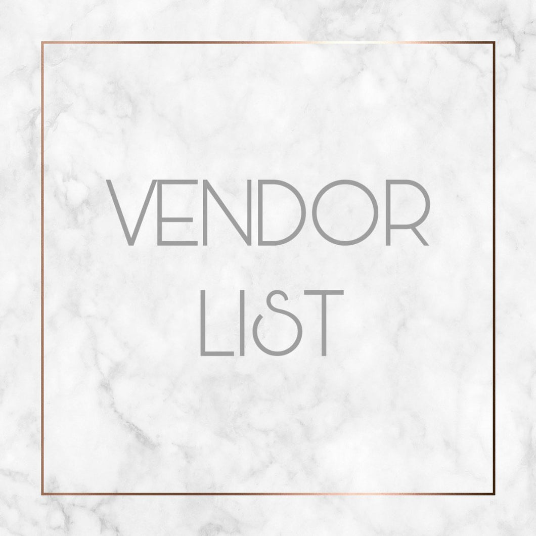 Vendor List HAIR - KKollection’s